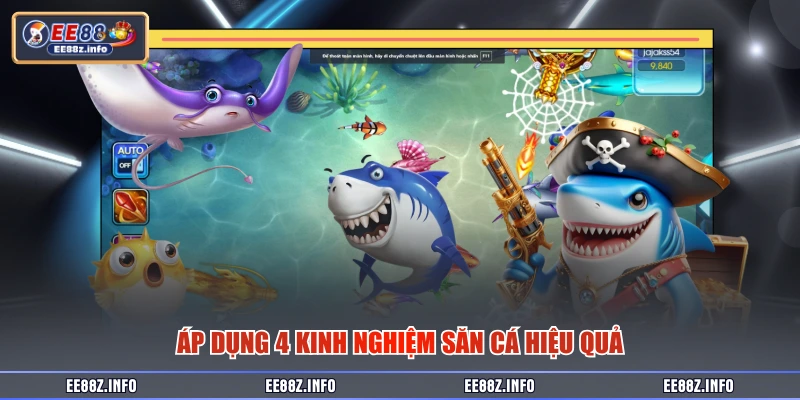 Áp dụng 4 kinh nghiệm săn cá hiệu quả