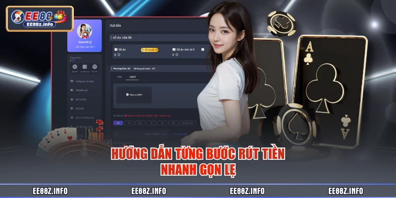 Hướng dẫn từng bước rút tiền nhanh gọn lẹ